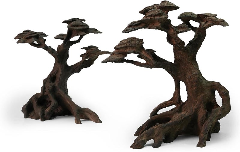 Fzone Resin Aquarium Driftwood, Aquarium Tree Decoration for Nano Aquascaping and Hardscape - Image 1